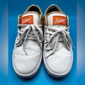 Globe Mahalo Mark Appleyard Skate Shoes White Tan Floral Men's 10